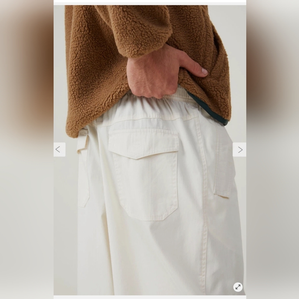 Cotton On Men's Cream Cargo Pants